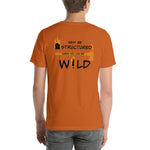 Fire Brand Gear unisex tee shirt in autumn (M-4XL) Be Wild! (Structure fire vs. Wild Fire) 