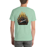 Fire Brand Gear unisex tee shirt in heather prism mint (M-3XL) We Came! We Saw! We Kicked Ash!