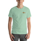 Fire Brand Gear unisex tee shirt in heather prism mint green (M-4XL) Be Wild! (Structure fire vs. Wild Fire) 